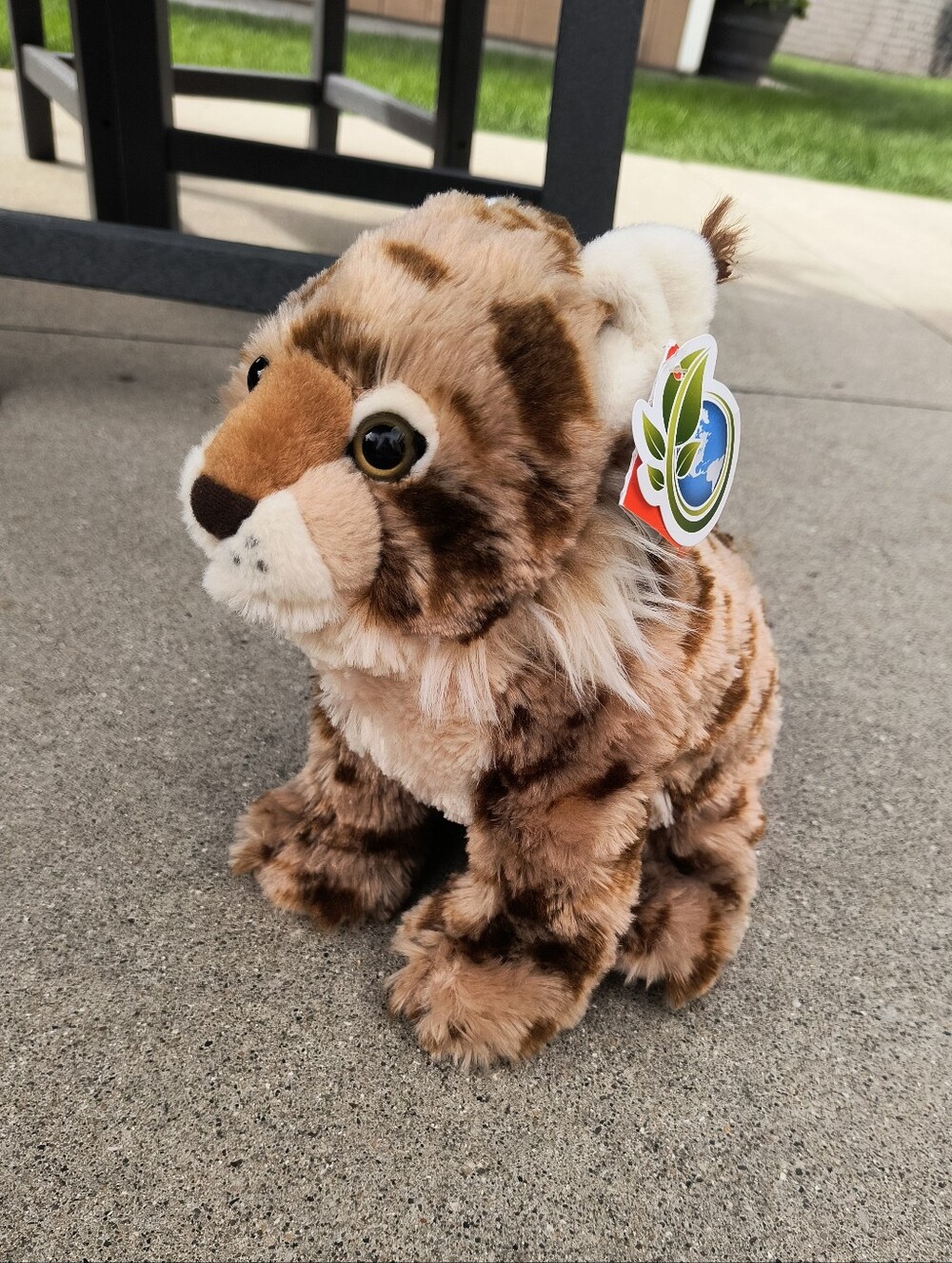Wild Republic Bobcat Core LYNX Spotted Wildcat PLUSH Stuffed Animal 12” soft NWT